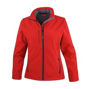 Result Womens/Ladies Classic Soft Shell Jacket / Red